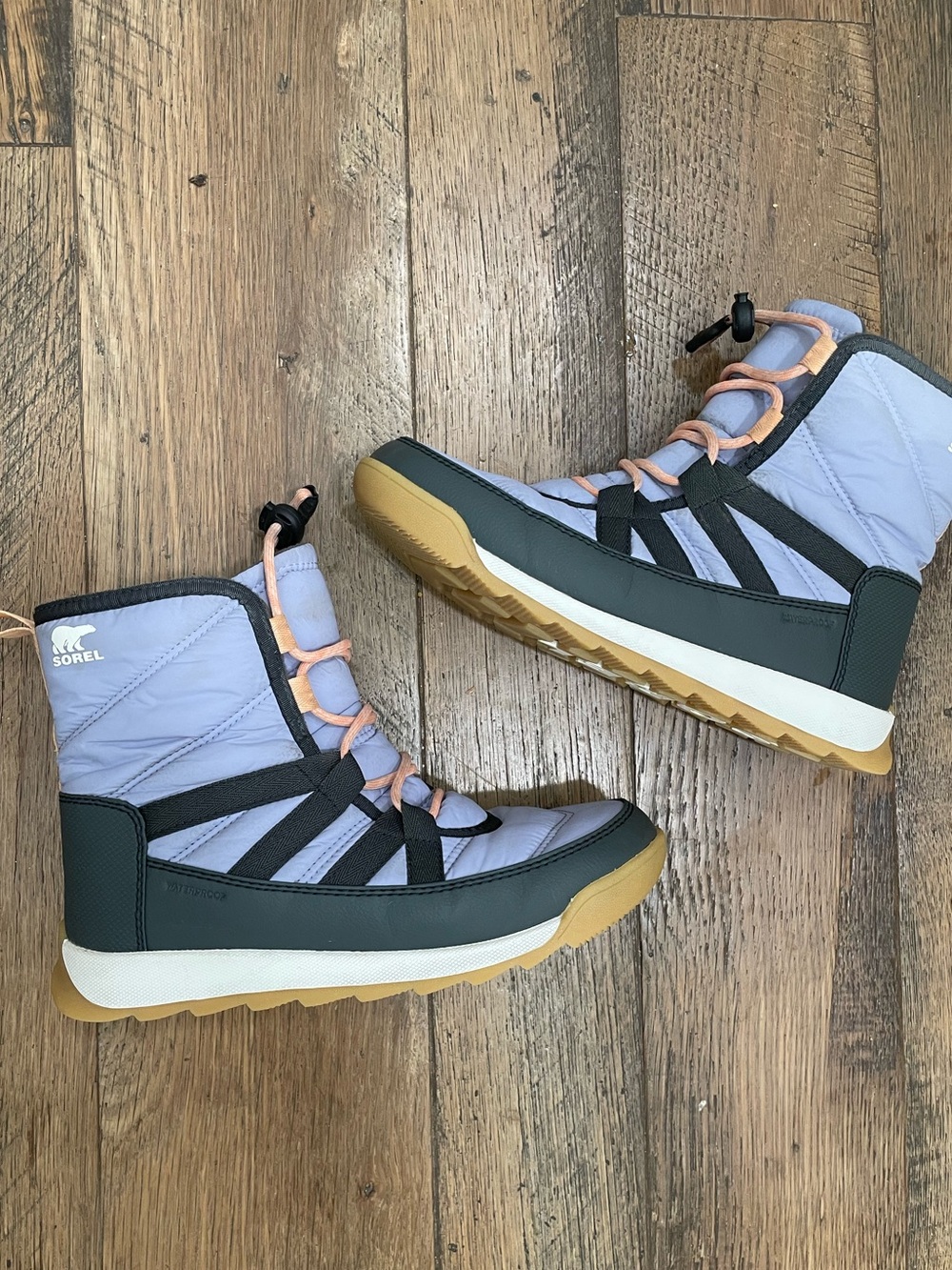 Sorel waterproof platform winter snow boots girl 5
